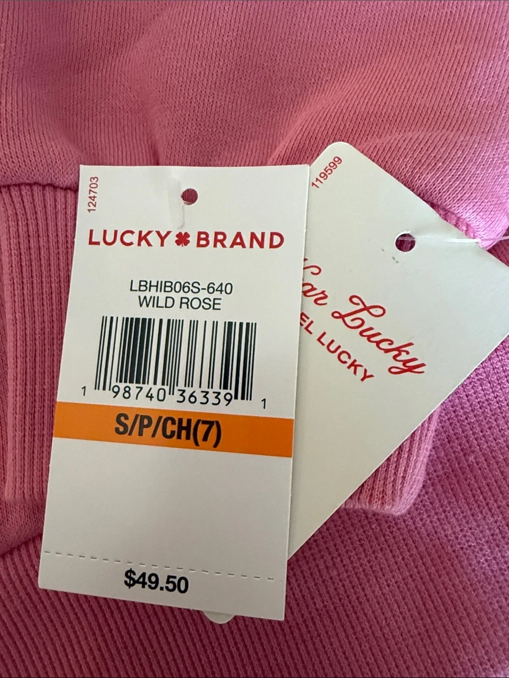 Lucky Brand light pink